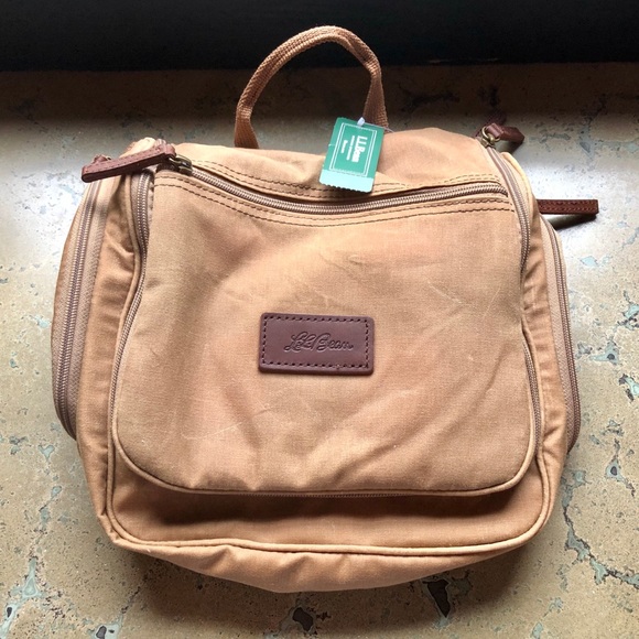 Llbean Personal Organizer Waxed Canvas 